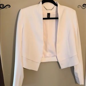 Off white structured blazer